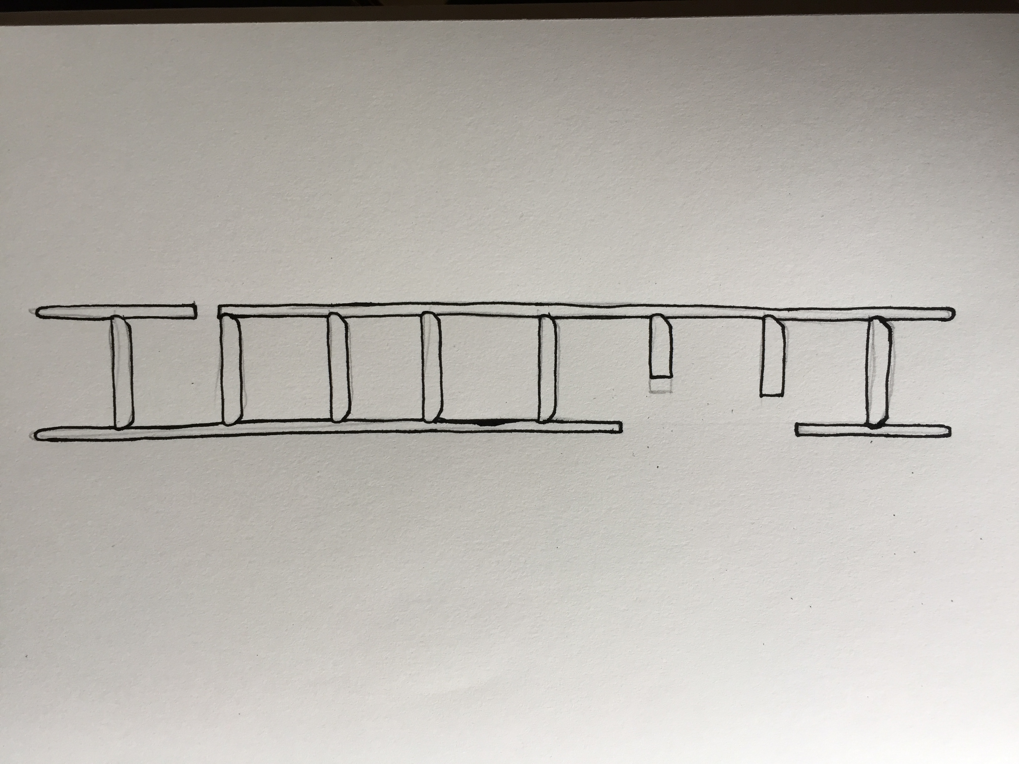 ART VAN TRIEST ladder drawings ART VAN TRIEST